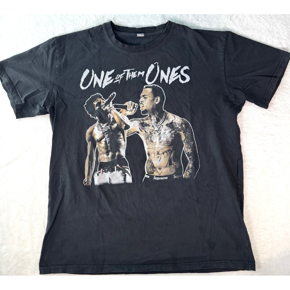 Chris‎ Brown Lil Baby One Of Them Ones 2022 Music Tour Shirt Black Large Shirt